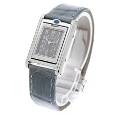 Cartier — Cartier Tank Basculante W1016830 22mm SS Gray #C2610 — Watch — resale