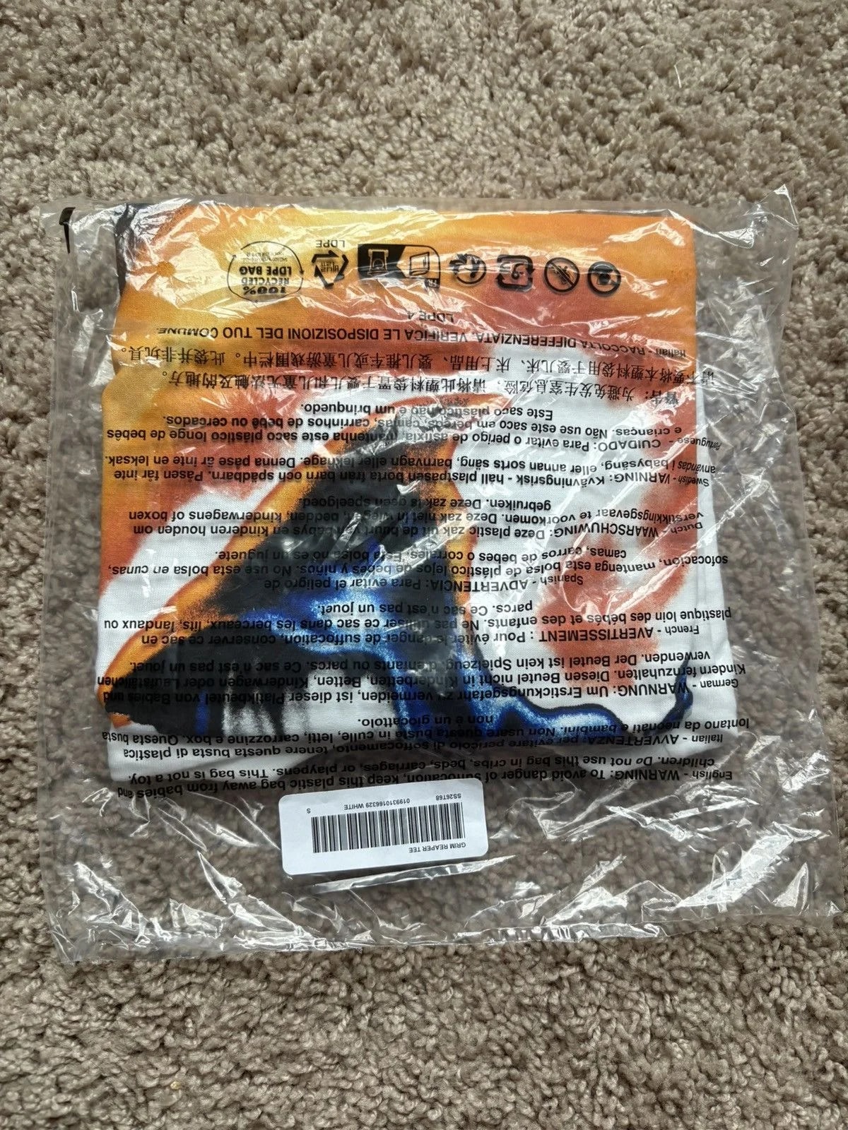 Supreme Art Dealer Grim Reaper Tee Shirt Size Small S 2