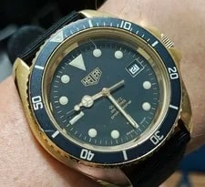Heuer Old Logo 980.022 Gold 513658 2