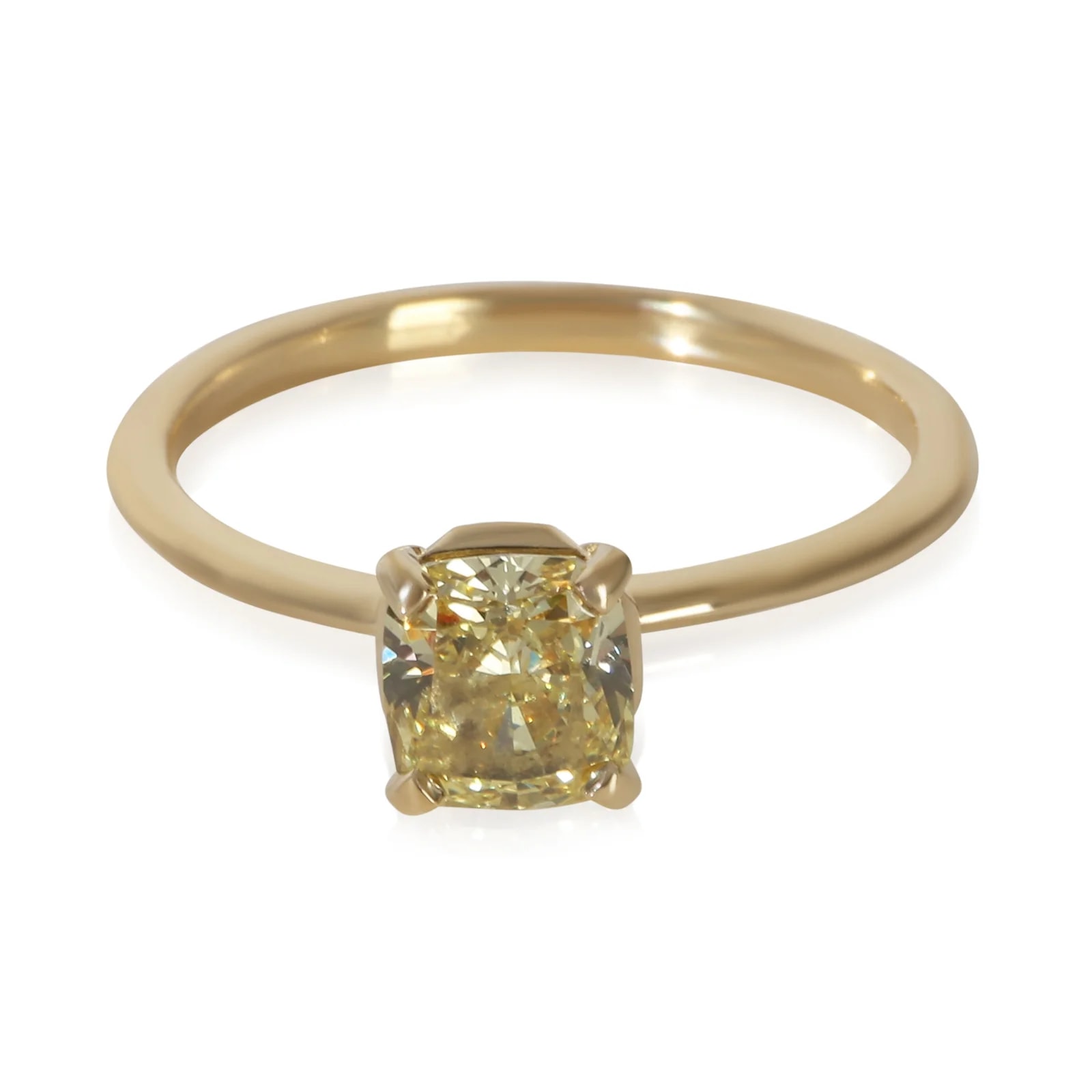 Tiffany & Co. — Tiffany & Co. 0.79 Ct Cushion True Engagement Ring 18k — Accessory — resale