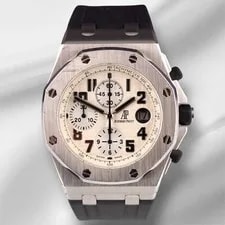 Audemars Piguet — Audemars Piguet Royal Oak Offshore Safari 42mm Silver Dial Steel 26170ST — Watch — resale