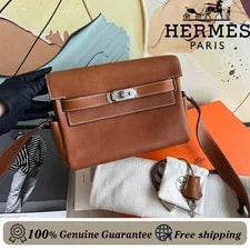 Hermès — Hermès Kelly Messanger Faubourg Fauve PHW — Handbag — resale