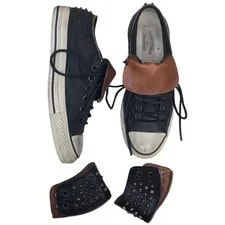 Converse X John Varvatos - 8.5 Wax Marled Studded Hi Top Chuck Taylor 4