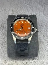 Early Heuer (Pre-Tag) 38mm 1000 Series Orange Dial SS - Ref: 980.014! 2