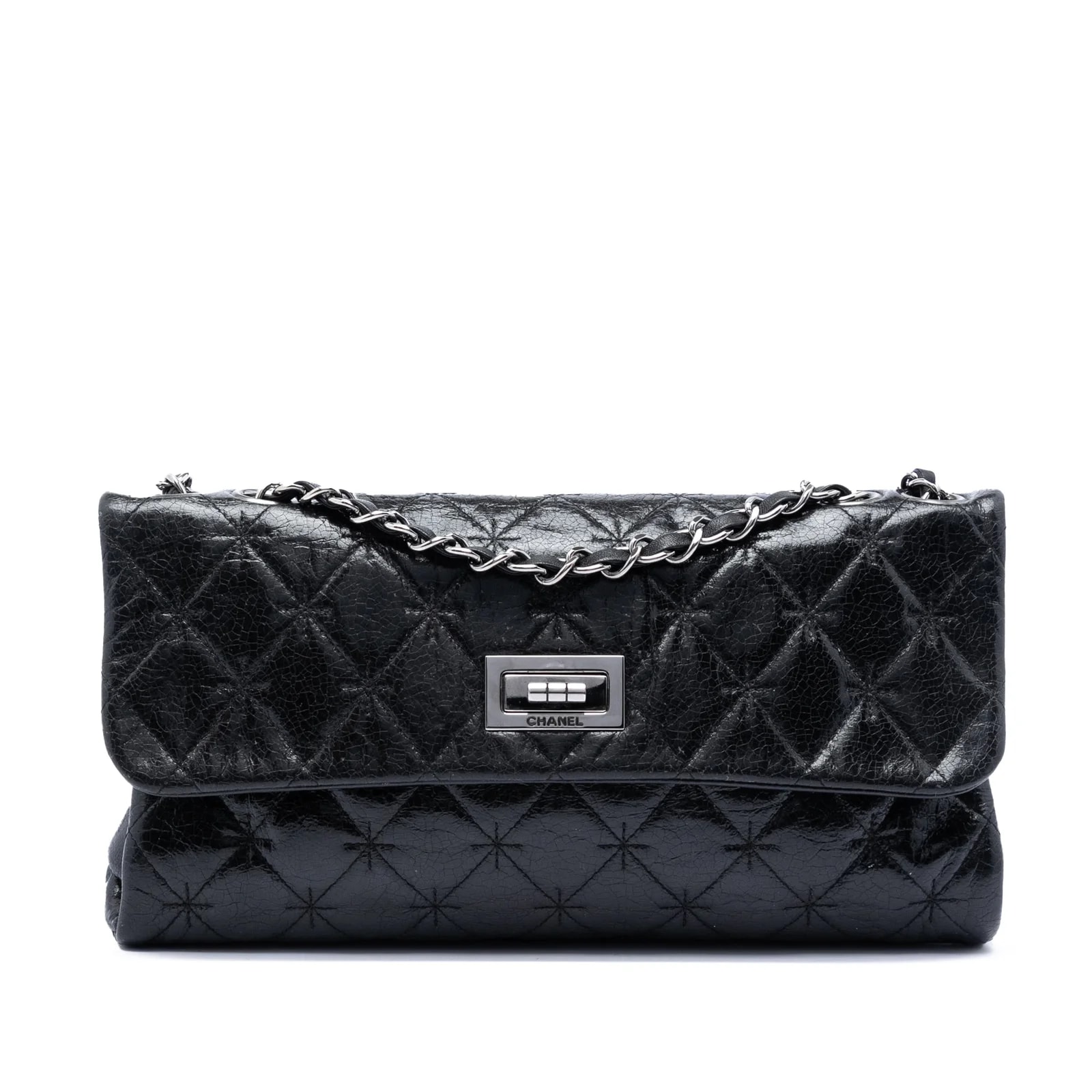 Chanel — Crackled Mademoiselle Flap — Handbag — resale