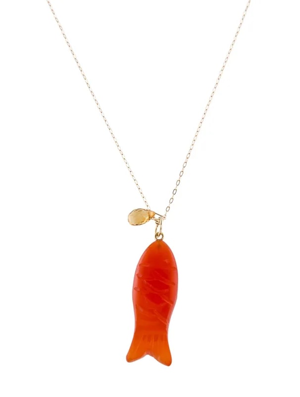 14K Carnelian & Fish — Jewelry — resale