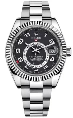 Worldofluxuryus — Rolex Sky-Dweller 18K White Gold — Watch — resale