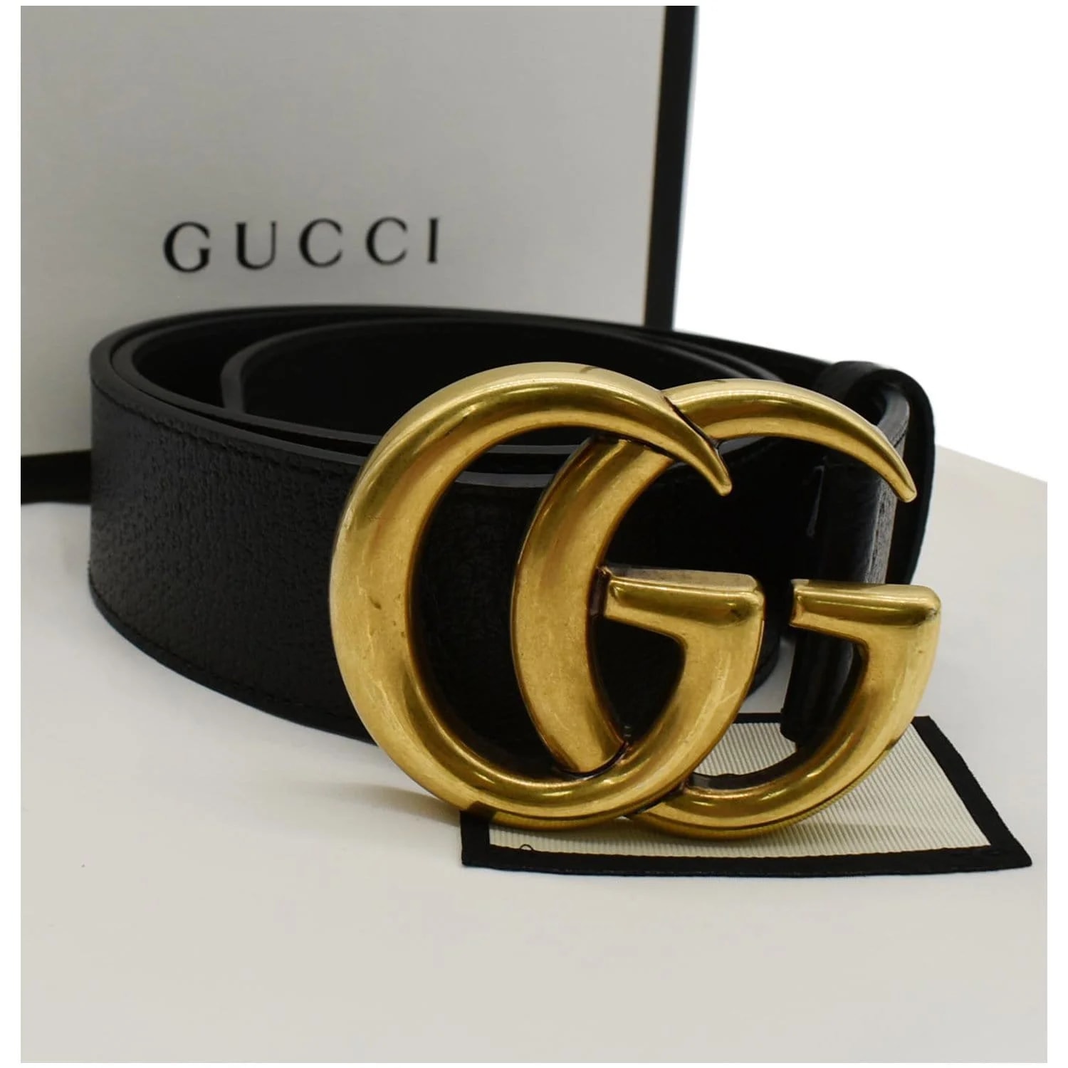 Gucci Double G Buckle Textured Belt 406831 2