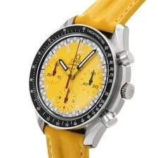 Omega Speedmaster 3810.12.40 38.0mm Stainless Steel Yellow #WW3702 2