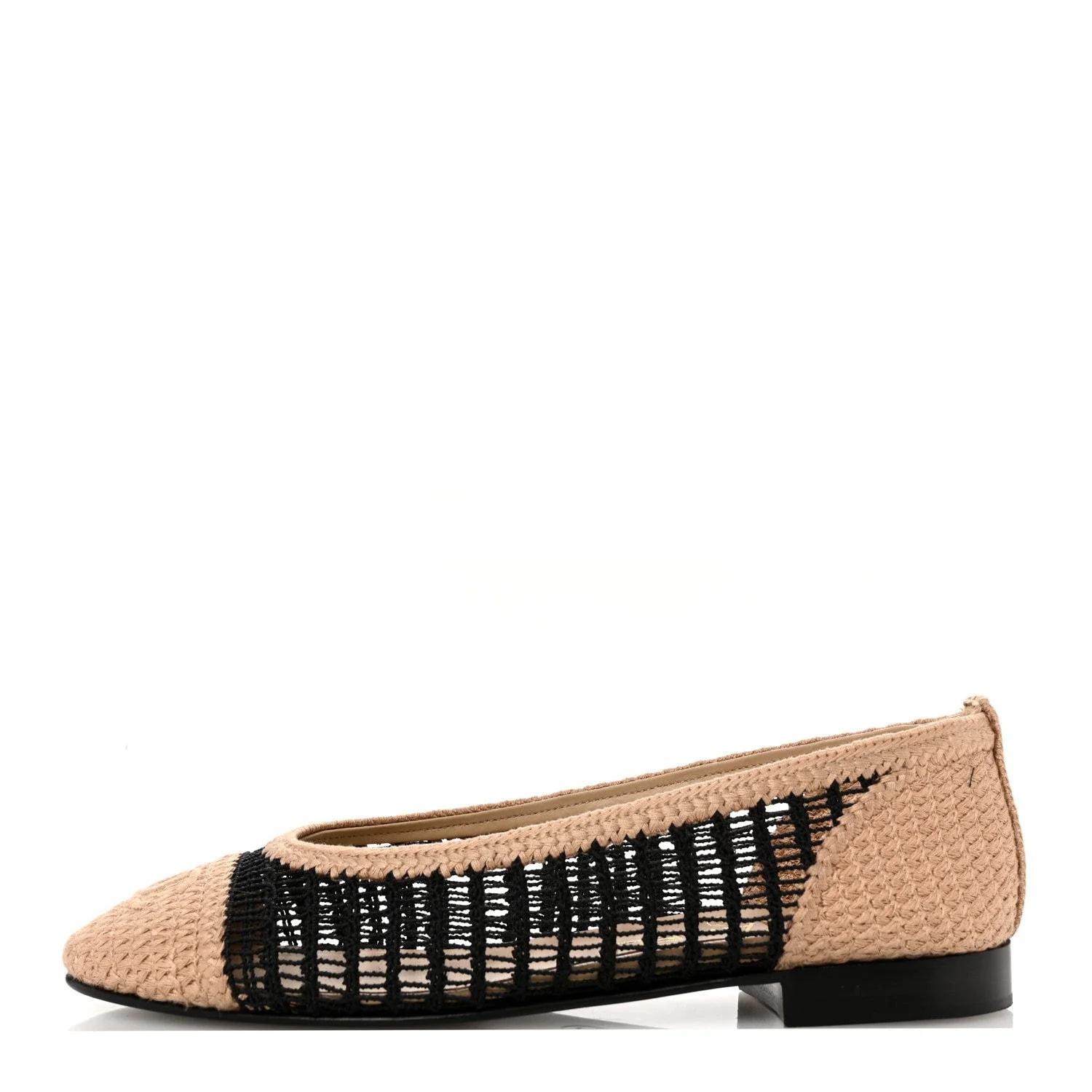 Chanel — Cap Toe Ballerina 36.5 — Designer Shoe — resale