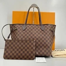 Louis Vuitton — Louis Vuitton Neverfull Mm Checkered With - Very Good #14GZKMH — Handbag — resale