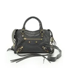 Balenciaga — Authentic Balenciaga Dark Classic City Mini With Strap — Handbag — resale