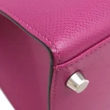 Hermes 2WAY Kelly 28 Outer Sewing SilverMetal -P 4