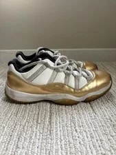 Air Jordan 11 Low Closing Ceremony Size 10.5 White Gold 528895-103 2