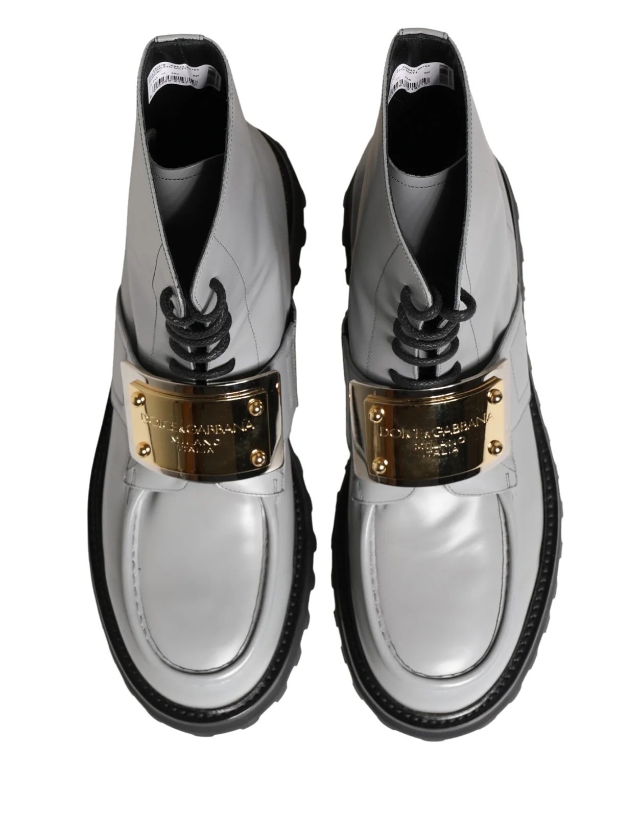 Dolce & Gabbana — Dolce & Gabbana Logo Plaque Ankle — Designer Shoe — resale