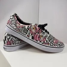 Vans — Vans Authentic Disney Cheshire Cat Size 12 Checkered — Sneaker — resale