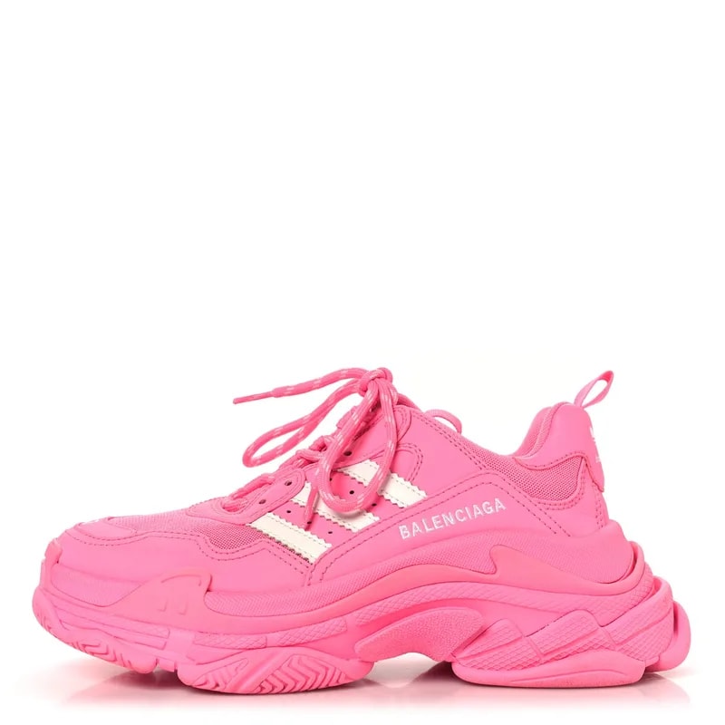 Balenciaga — X Adidas Fabric Triple S Sneakers 40 — Sneaker — resale