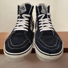 12.0US Color Vans Sk8 Hi Checker LTD Original Sports Shoes 2