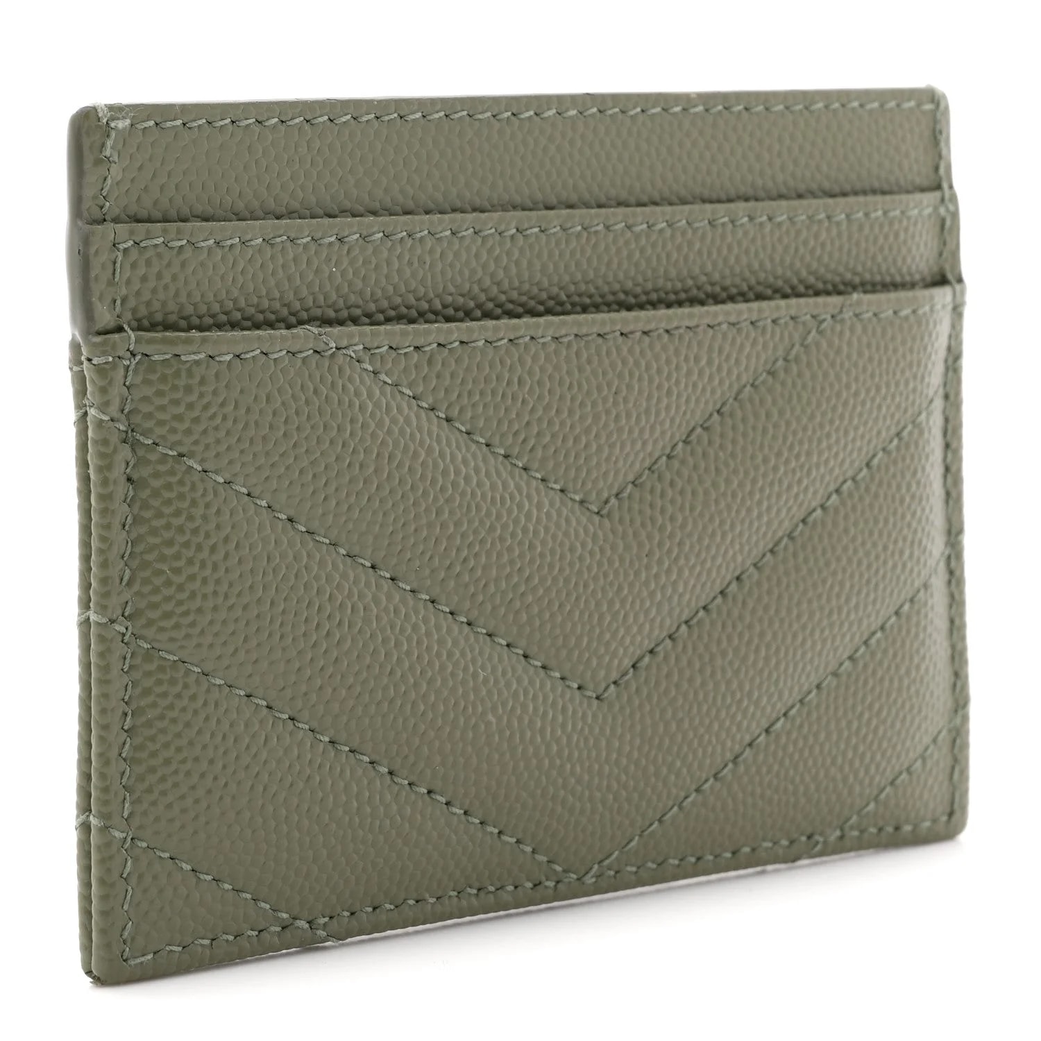 Grain de Poudre Chevron Credit Card Case Light 3