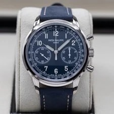 Patek Philippe Complications Chronograph in White Gold, Blue Dial! Full Set 2026 2