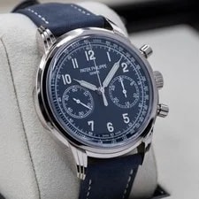 Patek Philippe Complications Chronograph in White Gold, Blue Dial! Full Set 2026 3