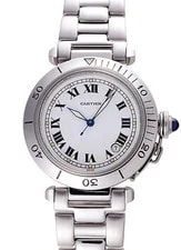 Cartier — Cartier Pasha W31005H3 Stainless Steel 38mm Automatic 1930 #KMW1088 — Watch — resale