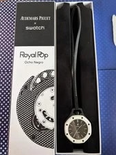 Audemars Piguet X Swatch Royal Pop Ocho Negro Wristwatch W/ Papers, Quick Ship 4