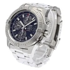 Breitling Colt Chronograph A13388 44mm SS Black Dial Automatic Date #C308 2