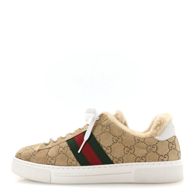 Gucci — Prestige GG Monogram Web Ace Sneakers 37.5 Mystic — Sneaker — resale