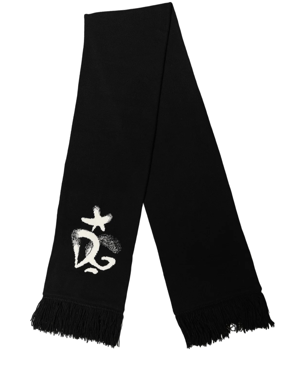 Dolce & Gabbana Knitted Fringed Foulard Scarf 3