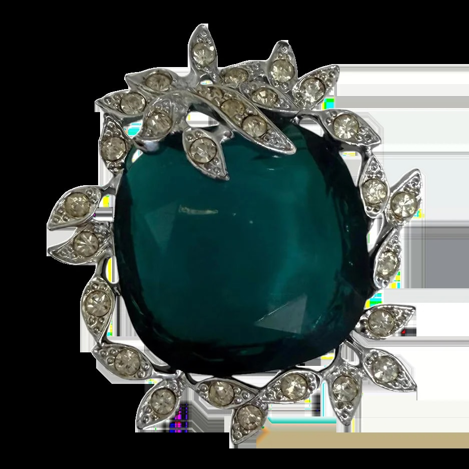 Sarah Coventry — Sarah Coventry Brooch With and Clear Rhinestones — Jewelry — resale