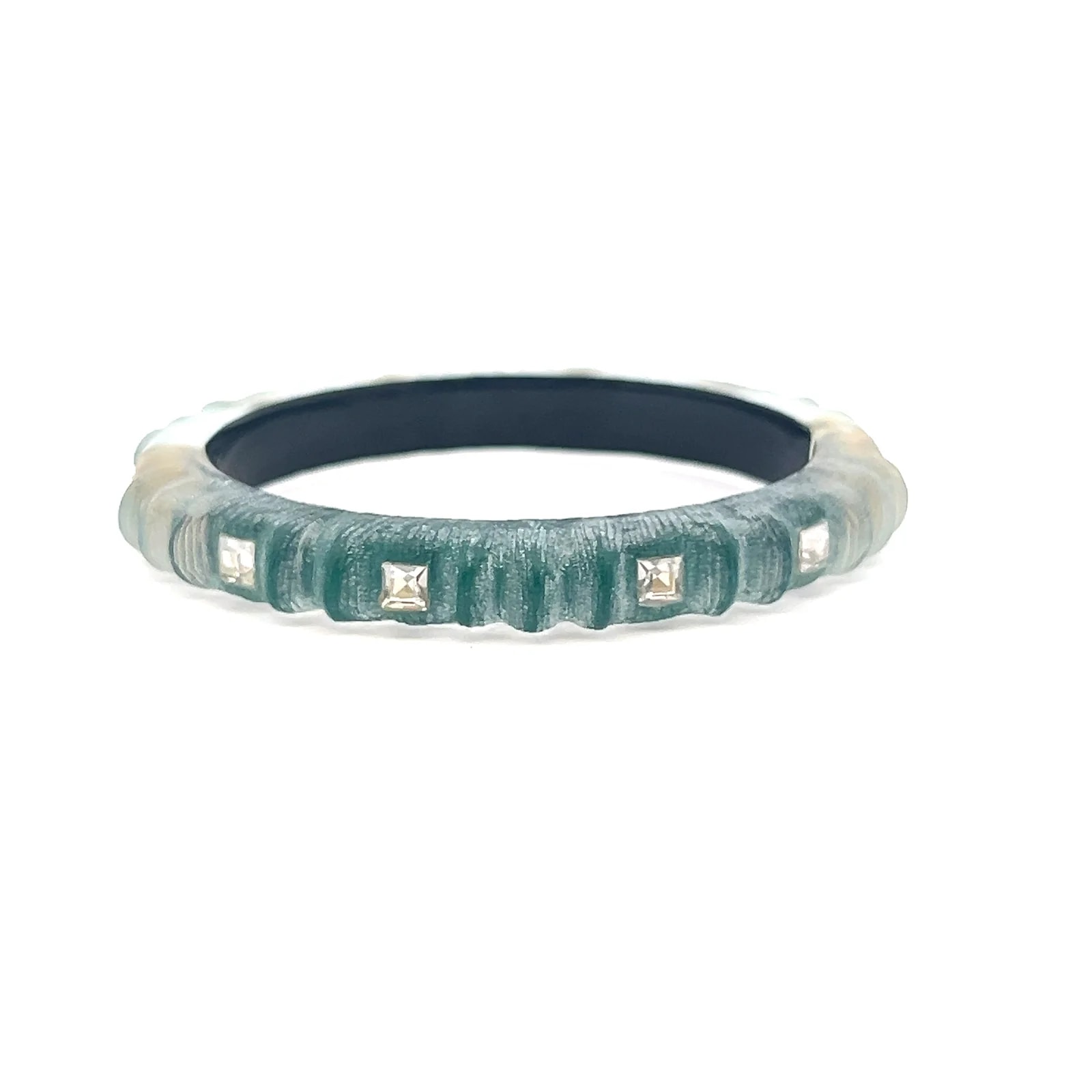 Alexis Bittar Lucite and Hinged Bangle 3