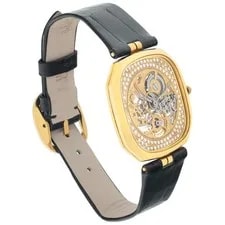 Patek Philippe Squelette 3887 18k Pave Dial 30mm Manual 3