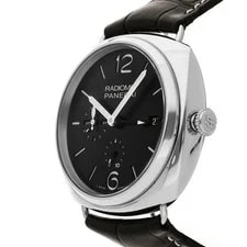 Panerai Radiomir 10 Days GMT Steel Auto 47mm Black Dial Strap PAM 323 2