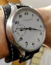 Big Marriage Swiss Military IWC Schaffhausen Steel Case Pilots WW2 2