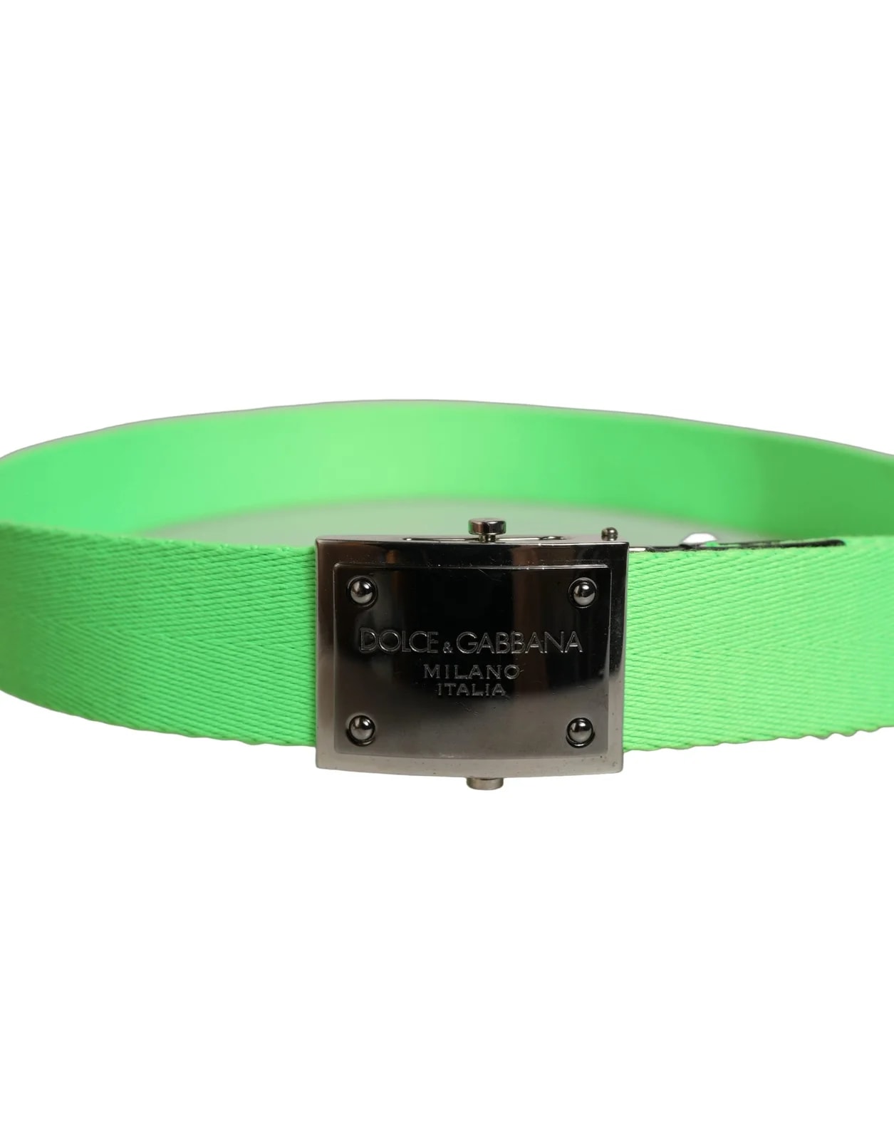 Dolce & Gabbana Logo Plaque Metal Buckle Belt 3