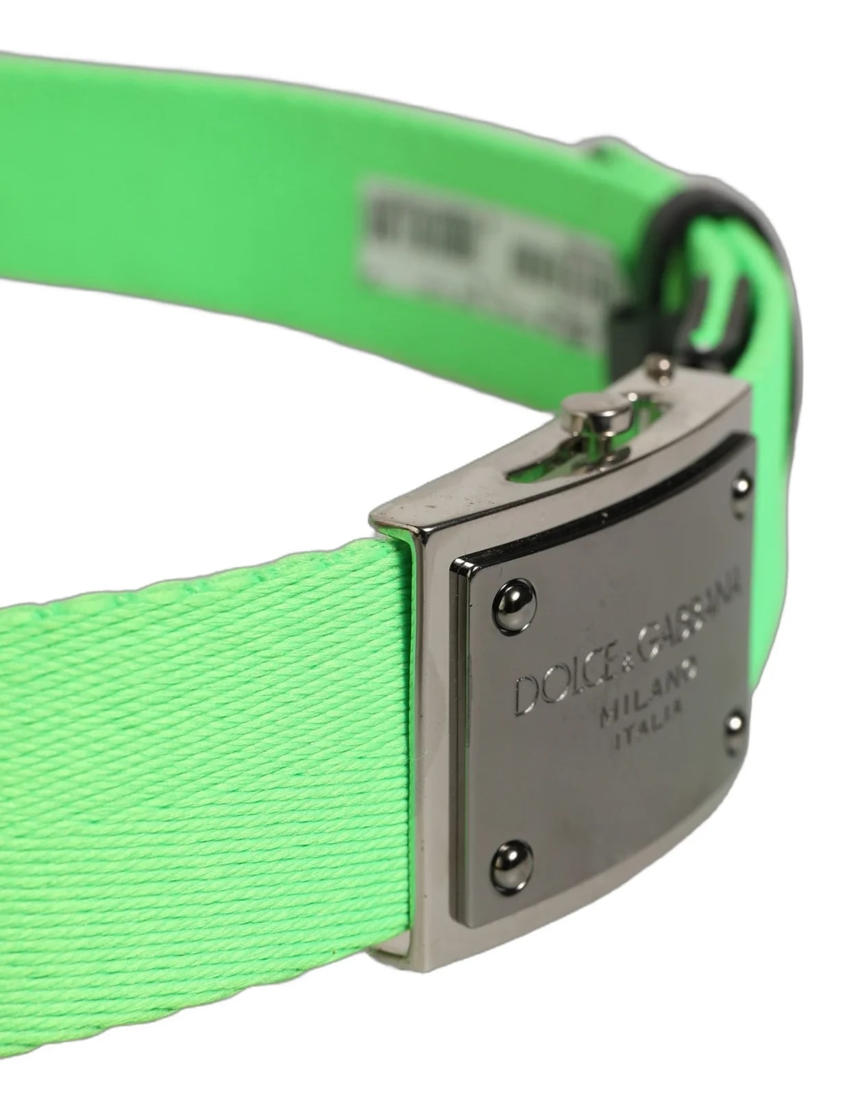 Dolce & Gabbana Logo Plaque Metal Buckle Belt 4