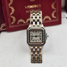 1992 Papers Cartier Panthere 3 Row Two Tone W25029B8 BOX 2