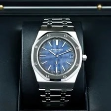 Audemars Piguet Royal Oak Jumbo Extra Thin 39 Titanium Platinum 15202IP Complete 2