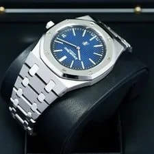 Audemars Piguet Royal Oak Jumbo Extra Thin 39 Titanium Platinum 15202IP Complete 4