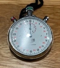 Heuer Trackmaster HS8032 Swiss Stopwatch With Box 2