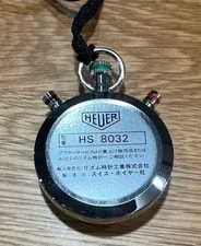 Heuer Trackmaster HS8032 Swiss Stopwatch With Box 3