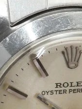 Rolex Oyster Perpetual 6618 24mm Silver Dial Stainless Steel Plastic Box #T248 4
