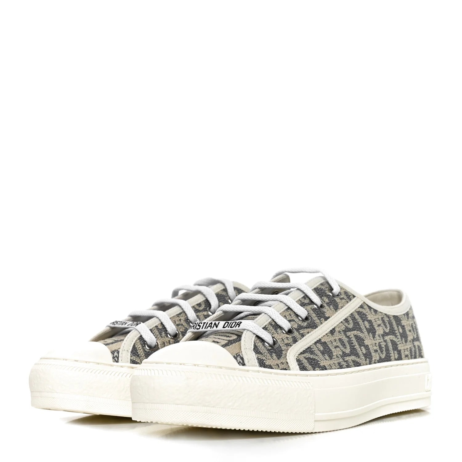 Chambray Effect Walk'N'Dior Low Top 37 Light Biscuit 3
