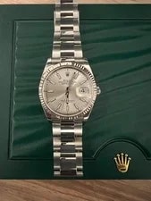 2021 Rolex Datejust 36mm Silver Dial on Oyster Bracelet With Box and Cards 2