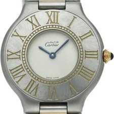 Cartier Mast 21 Must W10051F4 GP Silver 2