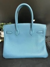 Auth Hermès Birkin 30 Top Handle Jean Collector 2