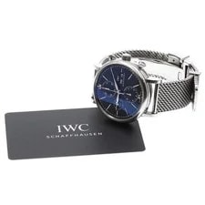IWC — IWC Portofino Chronograph IW391030 42mm SS Black Dial Automatic #C3151 — Watch — resale