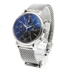 IWC Portofino Chronograph IW391030 42mm SS Black Dial Automatic #C3151 2