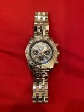 Breitling — Breitling "Chronomat 44" [AB0110AA / F546-375A] * W/ Grey Dial & Diamond Bezels* — Watch — resale